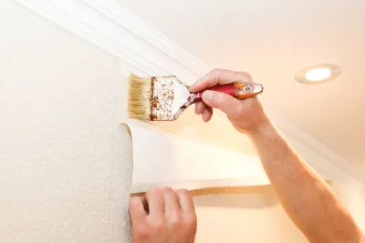 Pose de papier peint à Sarcy — revêtements muraux et toiles de verre